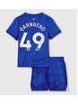 Chelsea Alejandro Garnacho #49 Replika Hemmakläder Barn 2025-26 Kortärmad (+ byxor)